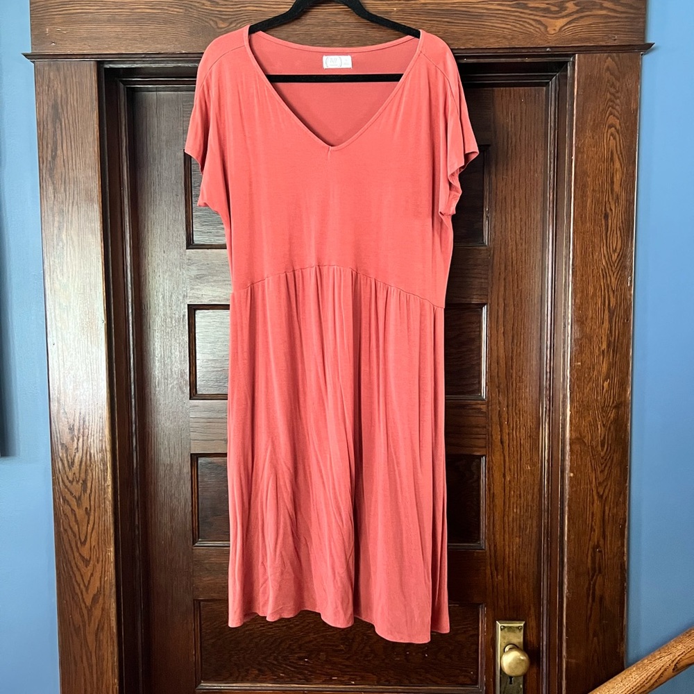 Womens burnt orange dress